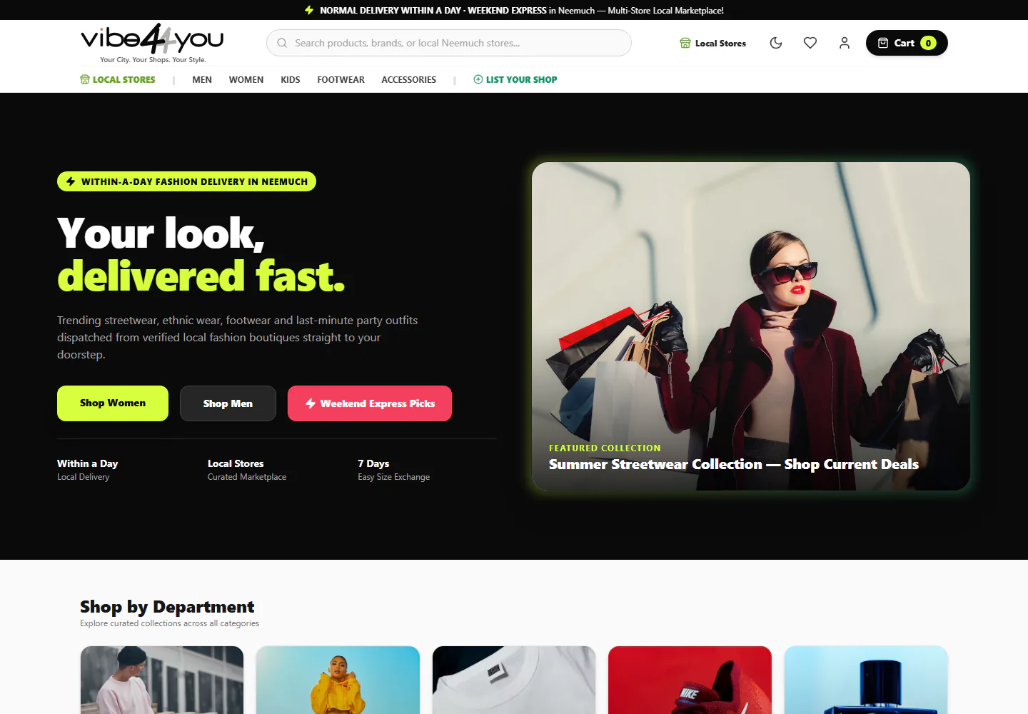 Product interface screenshot of Vibe4You